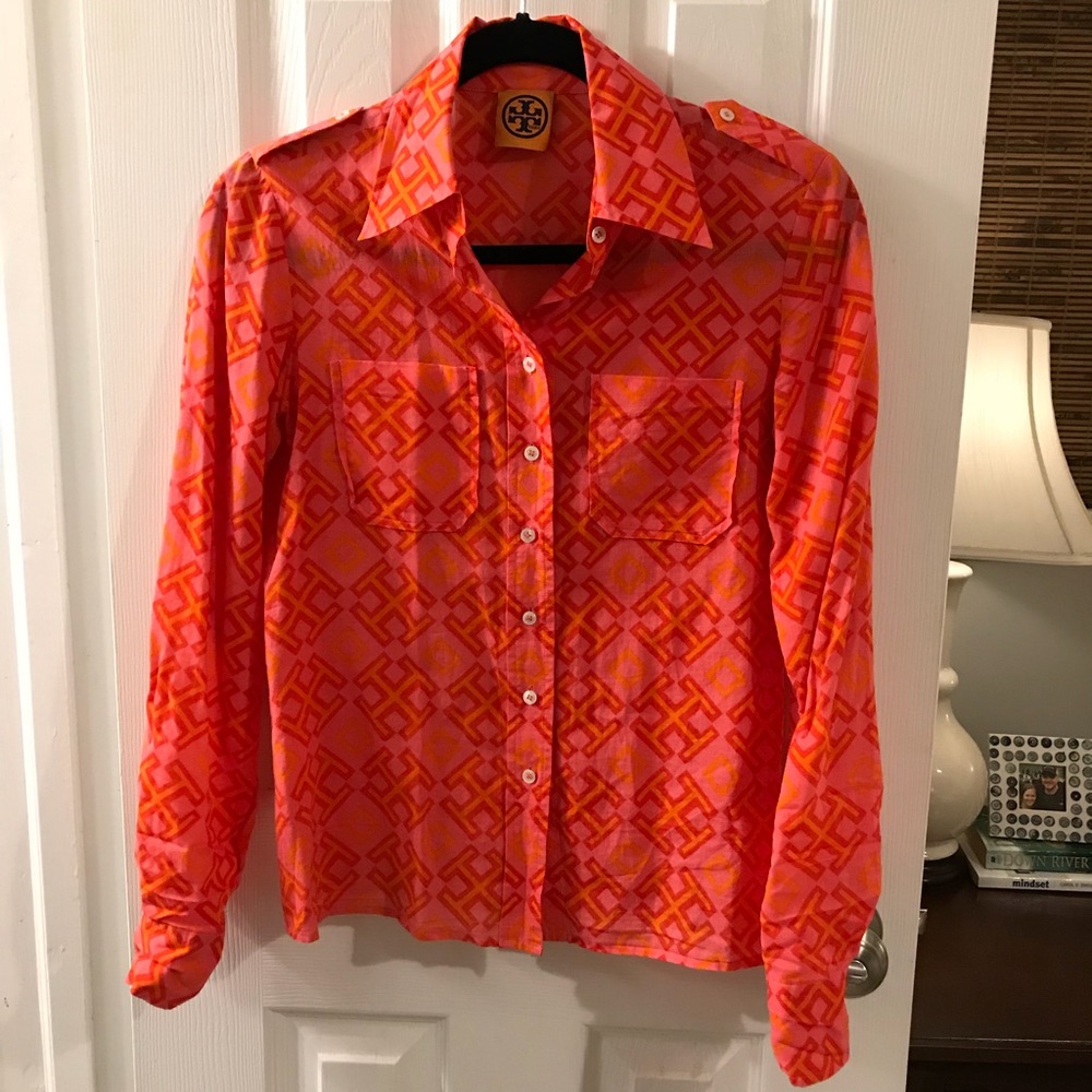 Tory Burch long sleeve button down